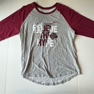 Nike The nike tee Baseball tshirt College crusaders William Carey univer…